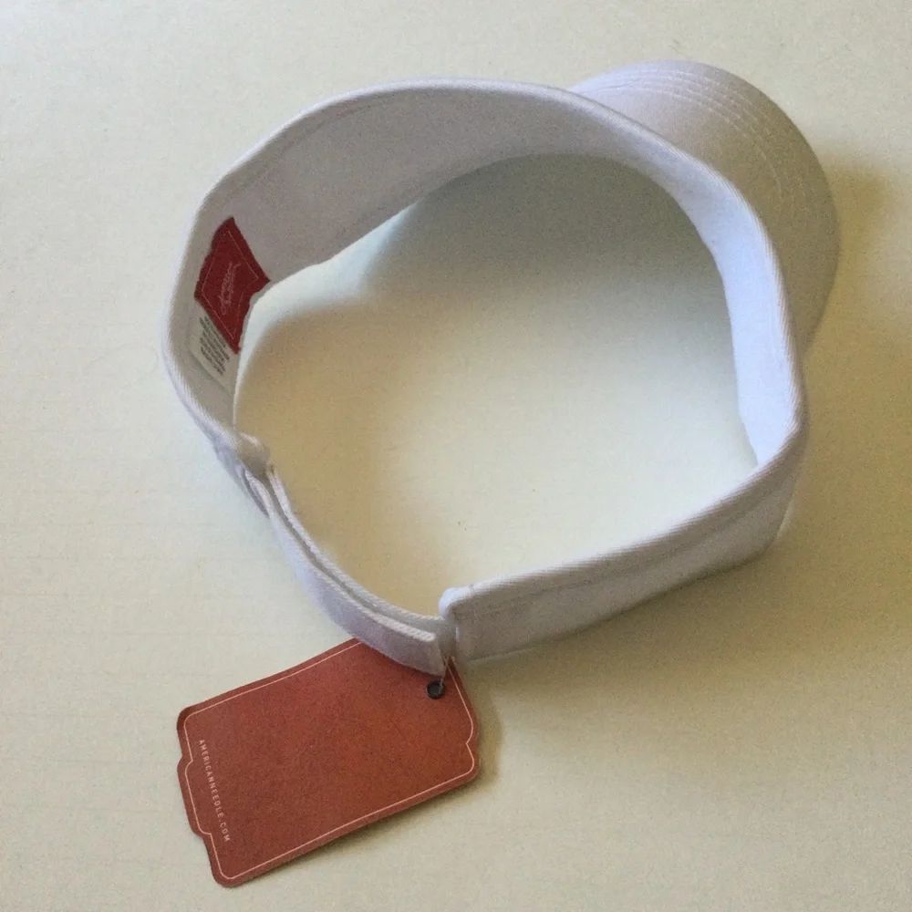 AMERICAN NEEDLE LA VISOR WHITE OS ADJUSTABLE NWT